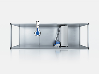 How does an adiabatic cooling system work?